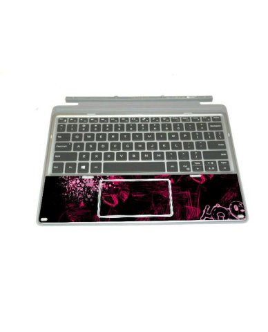 Dell Latitude 7210 2 in 1 STRAWBERRY CROSSBONES Laptop Skin