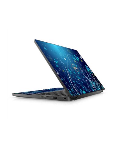 Dell Latitude 7400 BLUE FLOWERS Laptop Skin
