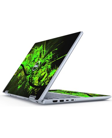 Dell Latitude 7440 2 in 1 GRAFFITI GREEN Laptop Skin