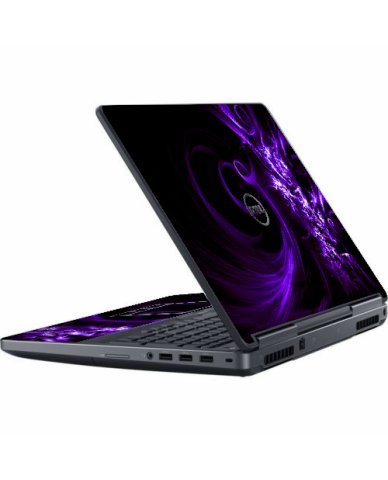 Dell Precision 7710 / 7720 PURPLE SPIRAL Laptop Skin