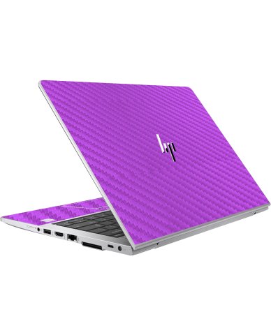 HP EliteBook 830 G5 PURPLE CARBON FIBER Laptop Skin