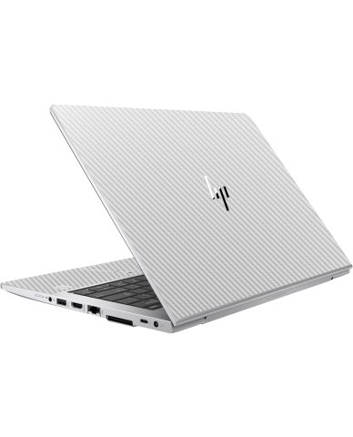 HP EliteBook 830 G5 WHITE CARBON FIBER Laptop Skin