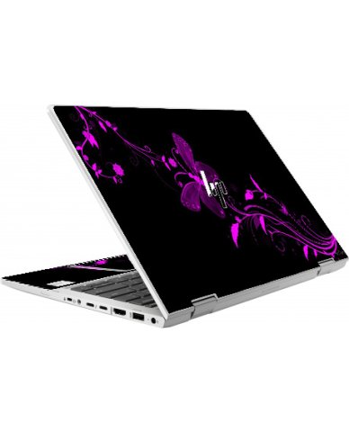 HP EliteBook X360 830 G8 FLIGHT OF BUTTERFLY Laptop Skin