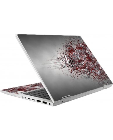 HP EliteBook X360 830 G6 TRIBAL GRUNGE Laptop Skin