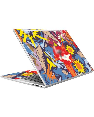 HP EliteBook 845 G9 COMIC EXPLOSIONS Laptop Skin