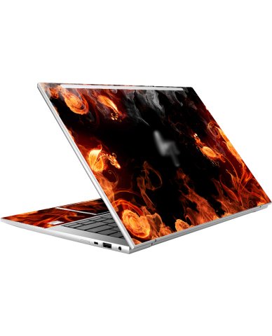 HP EliteBook 845 G10 FIRE FLORA Laptop Skin