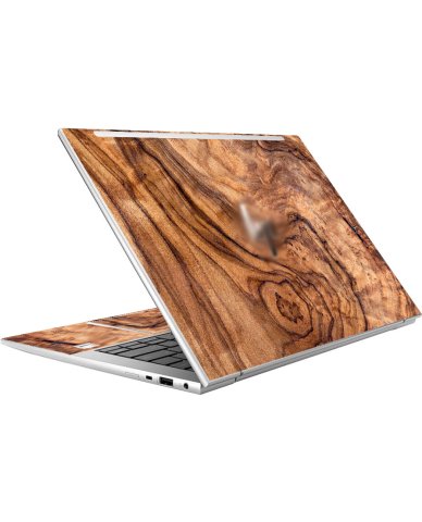 HP EliteBook 840 G10 OLIVE WOOD Laptop Skin