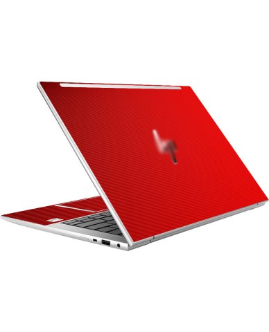 HP EliteBook 845 G10 RED CARBON FIBER Laptop Skin