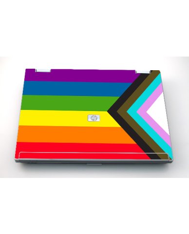 HP Compaq 8530P PROGRESSIVE PRIDE FLAG Laptop Skin
