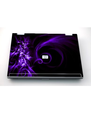 HP Compaq 8530P PURPLE SPIRAL Laptop Skin