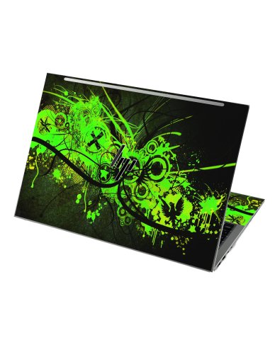 HP EliteBook 860 G9 GRAFFITI GREEN Laptop Skin
