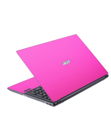 Acer Aspire V5 571 PINK CARBON FIBER Laptop Skin