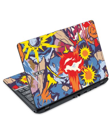 Acer Travelmate B115-M COMIC EXPLOSIONS Laptop Skin