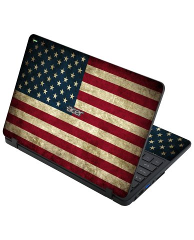 Acer Travelmate B117-M AMERICAN FLAG Laptop Skin