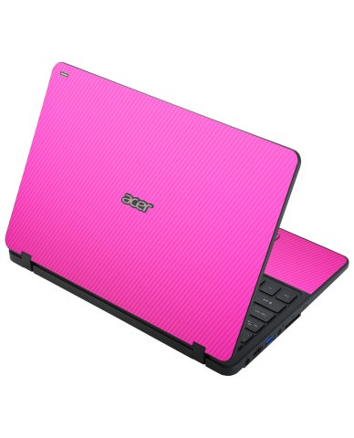 Acer Travelmate B117-M PINK CARBON FIBER Laptop Skin