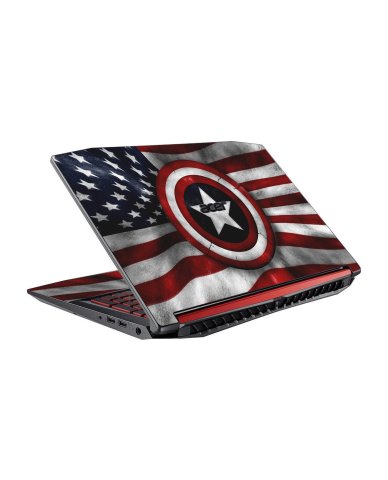 Acer Nitro 5 AN515-51 CAPTAIN AMERICA Laptop Skin