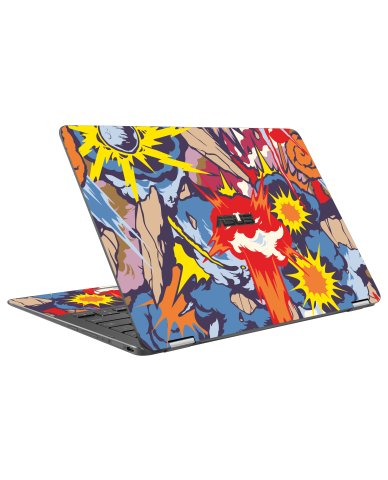Asus Zenbook Q324U COMIC EXPLOSIONS Laptop Skin