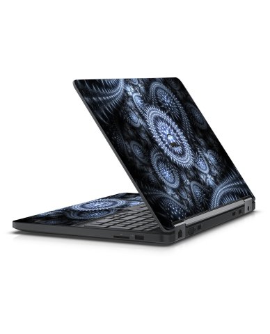 SILVER ABSTRACT DELL LATITUDE E5550 SKIN
