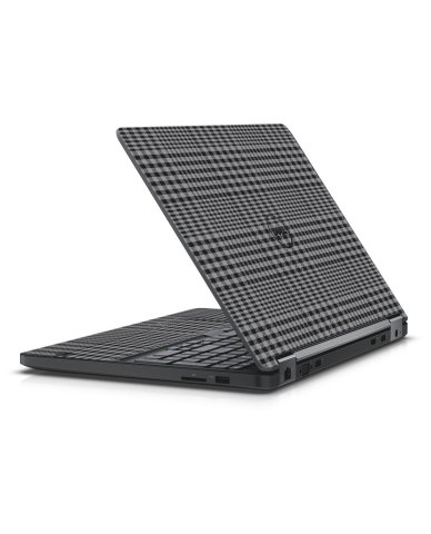 DARKEST GREY PLAID DELL LATITUDE E5470 SKIN