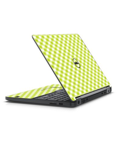 GREEN CHECKERED DELL LATITUDE E5470 SKIN
