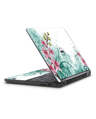 PINK LILLY WATER COLOR DELL LATITUDE E5570 SKIN