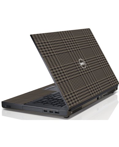 BEIGE PLAID Dell Precision M4800 Laptop Skin