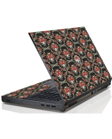 FLOWER BLACK VERSAILLES Dell Precision M4800 Laptop Skin
