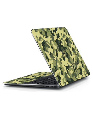 Green Camo Dell XPS 13-9333 Laptop Skin