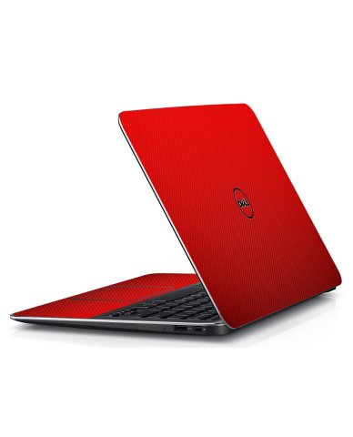 Red Carbon Fiber Dell XPS 13-9333 Laptop Skin