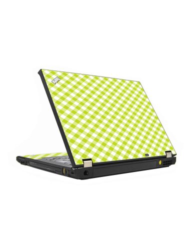 Green Checkered IBM Lenovo ThinkPad T430s Laptop Skin