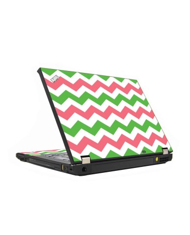 Green Pink Chevron IBM Lenovo ThinkPad T430s Laptop Skin