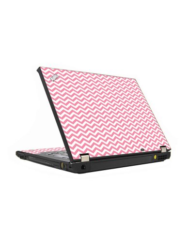 Pink Chevron Waves IBM Lenovo ThinkPad T430s Laptop Skin