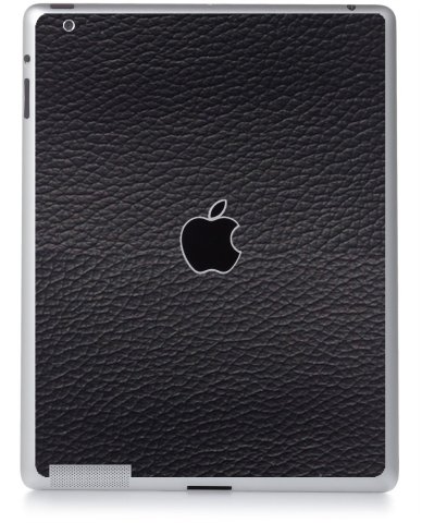 BLACK LEATHER Apple iPad 2 A1395 SKIN