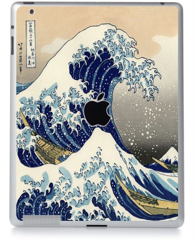 Great Japanese Wave Apple iPad 4 A1458 Skin