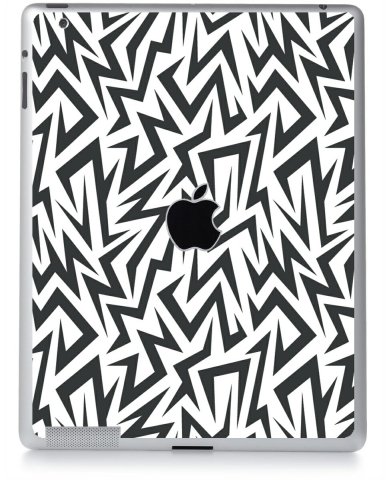 Ziggy Zaggy Shock Apple iPad 4 A1458 Skin