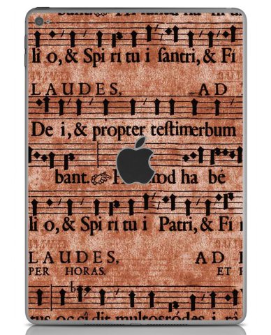 LATIN SHEET MUSIC Apple iPad Air 2 A1566 SKIN