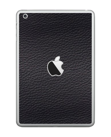 BLACK LEATHER Apple iPad Mini A1432 SKIN