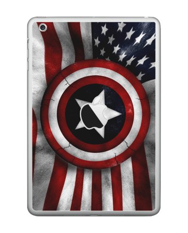 CAPTAIN AMERICA FLAG Apple iPad Mini A1432 SKIN