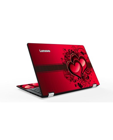 Love Hearts IBM Lenovo Ideapad Flex 4 (1580) Laptop Skin