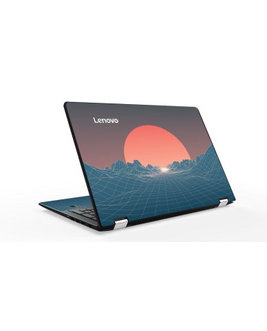 Retro Red Planet IBM Lenovo Ideapad Flex 4 (1580) Laptop Skin