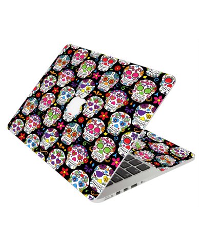 SUGAR SKULLS SEVEN MacBook Pro 12 Retina A1534 Laptop Skin