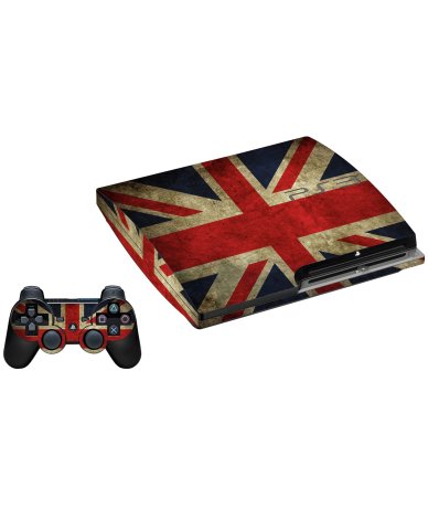 BRITISH FLAG PLAYSTATION 3 GAME CONSOLE SKIN