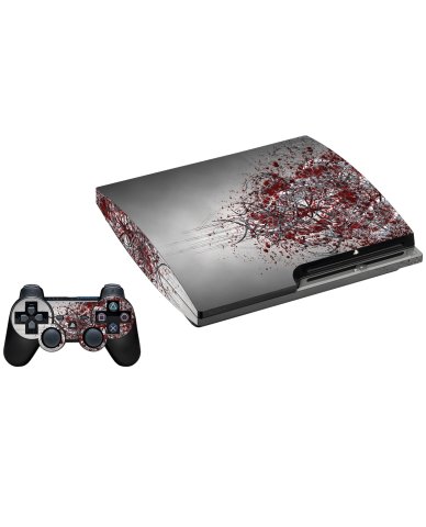 TRIBAL GRUNGE PLAYSTATION 3 GAME CONSOLE SKIN