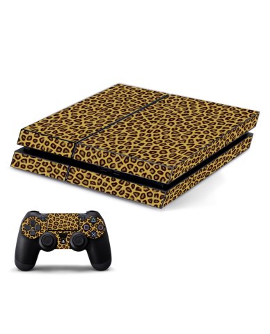 LEOPARD PRINT PLAYSTATION 4 GAME CONSOLE SKIN