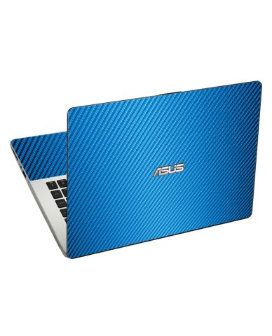 X201E Vivobook BLUE CARBON FIBER Laptop Skin