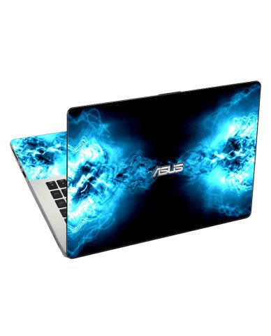X502C Notebook BLUE PLASMA Laptop Skin