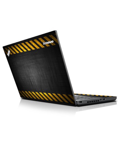 Black Caution Stripes IBM Lenovo ThinkPad T440p Laptop Skin