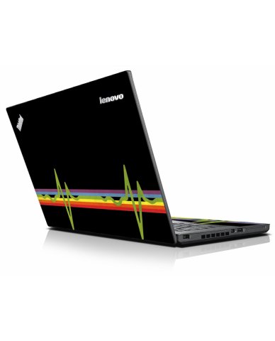 Dark Sound Wave IBM Lenovo ThinkPad T440s Laptop Skin