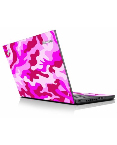 Pink Camo IBM Lenovo ThinkPad T440p Laptop Skin