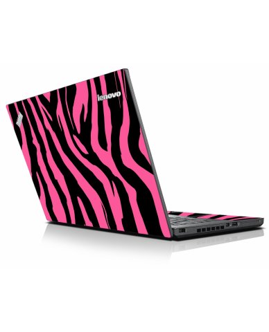 Pink Zebra Print IBM Lenovo ThinkPad T440p Laptop Skin